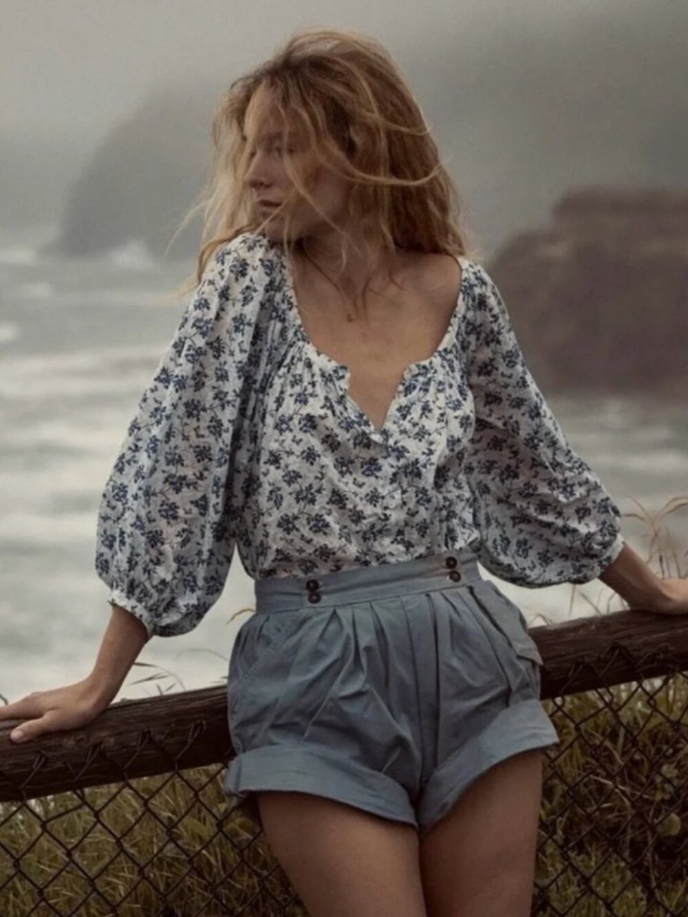 Doen Jeanne Top Songbird Toile